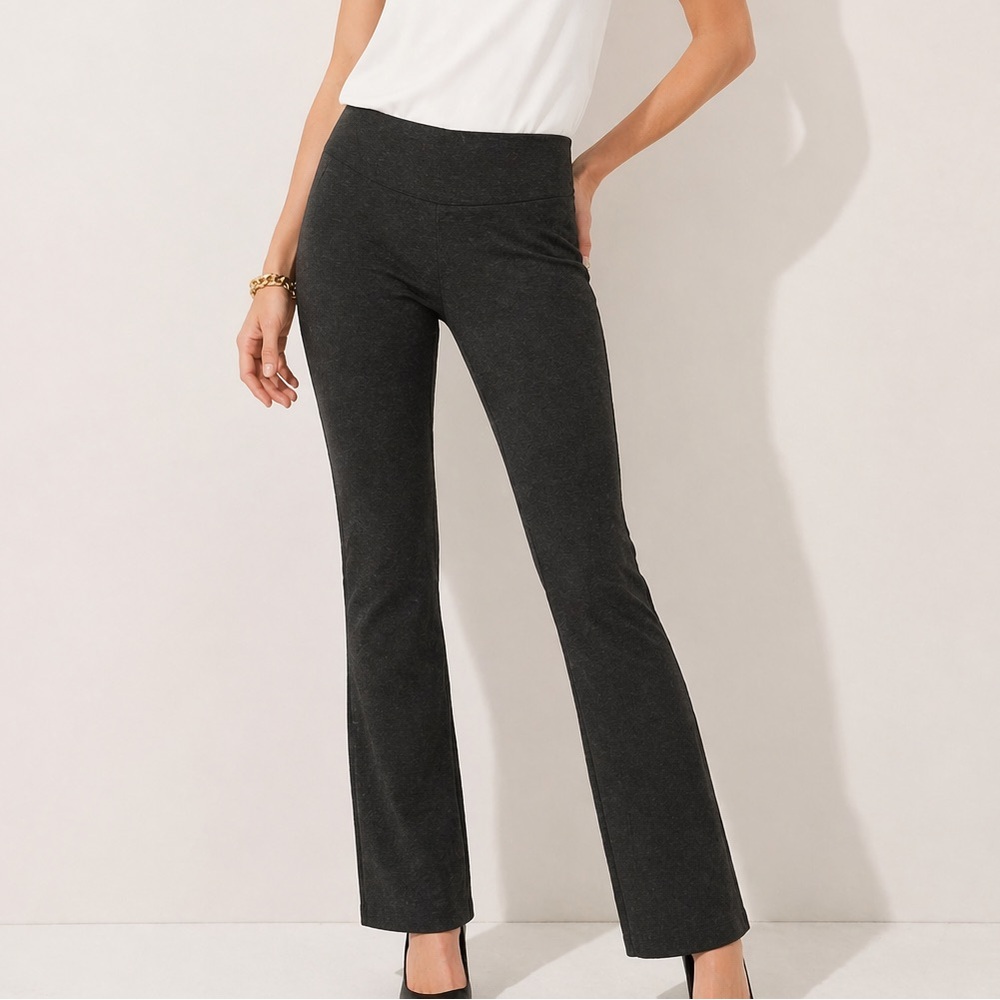 CAbi Gray Women's Stretch Flared Pants